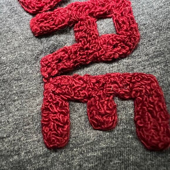 Zara Man Short Sleeve Gray Raised Letters Size Medium - Picture 4 of 8